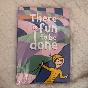 Dr. Seuss Oh! The Places You’ll Go Notebook “There is Fun to Be Done” NWT